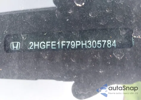 2023 Honda Civic Ex /Ex W/O Bsi z USA, uszkodzony, nr VIN 2HGFE1F79PH305784